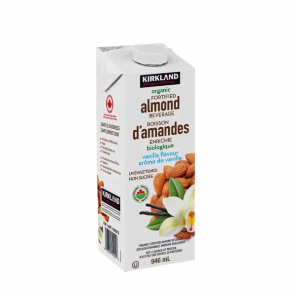 Almond milk unsweetened vanilla 946 ml, Kirklands