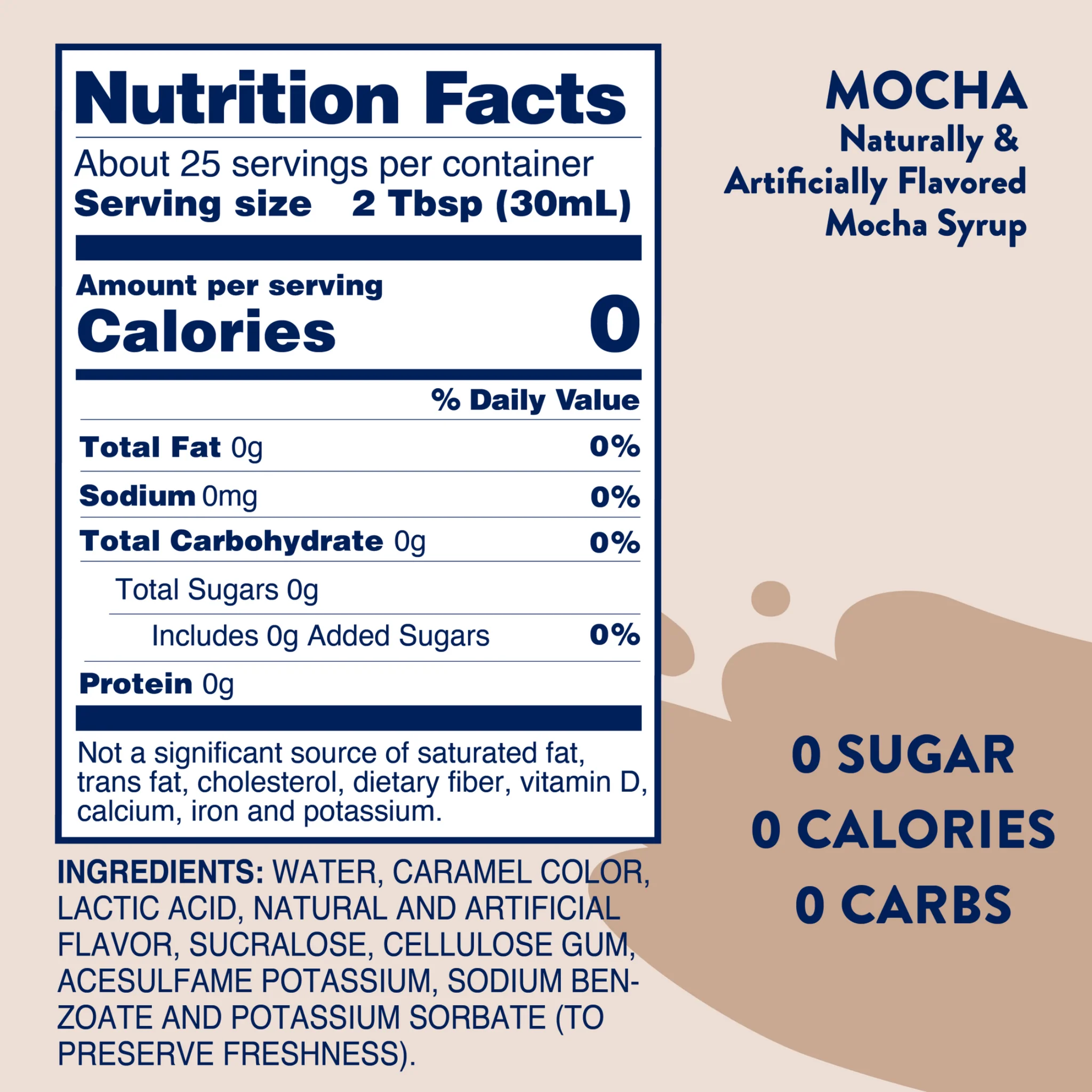 Skinny Syrup - Mocha - Image 2