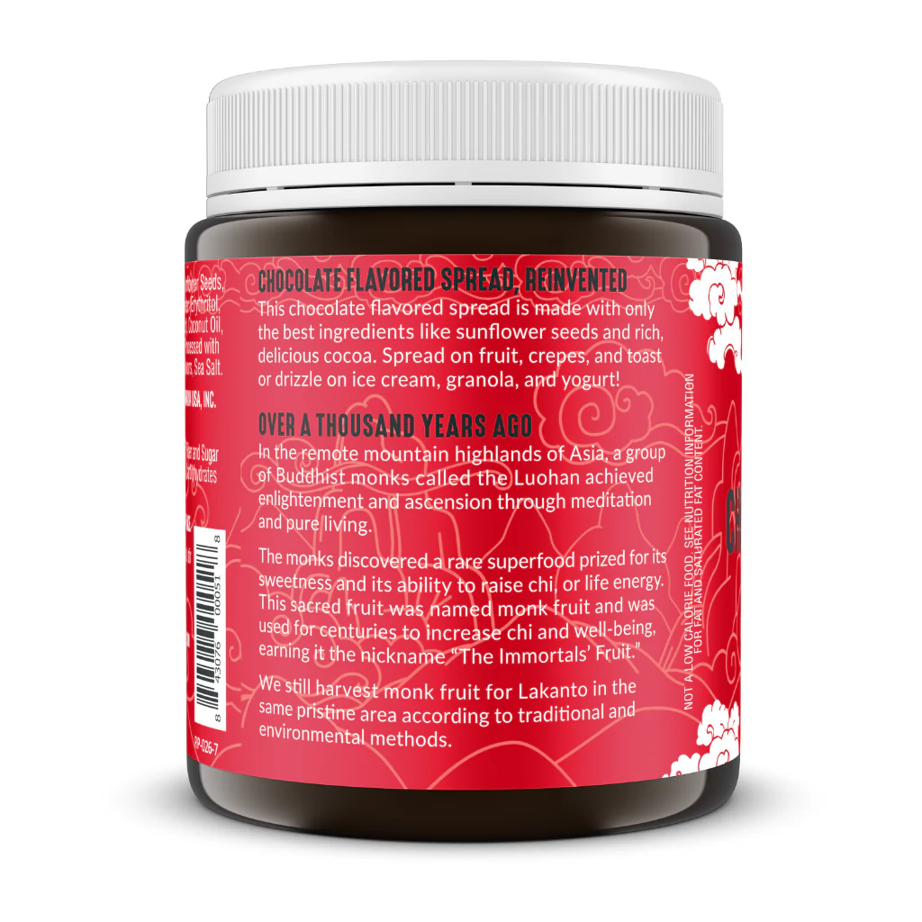 Chocolate Sunflower Spread 10 OZ, Lakanto - Image 2