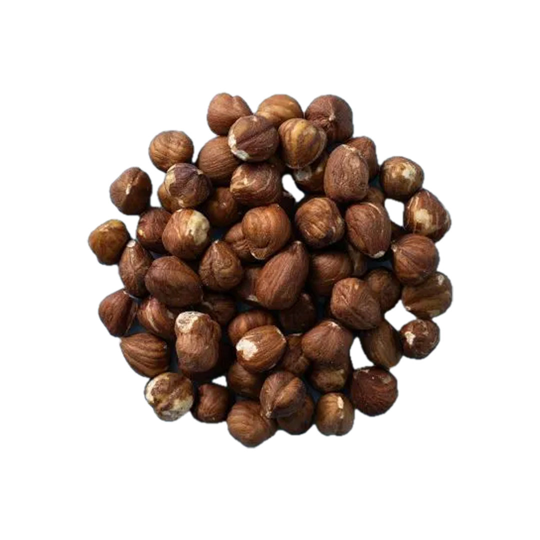 Hazelnuts brown