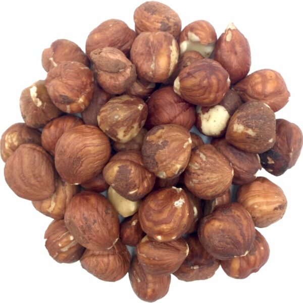 Hazelnuts brown