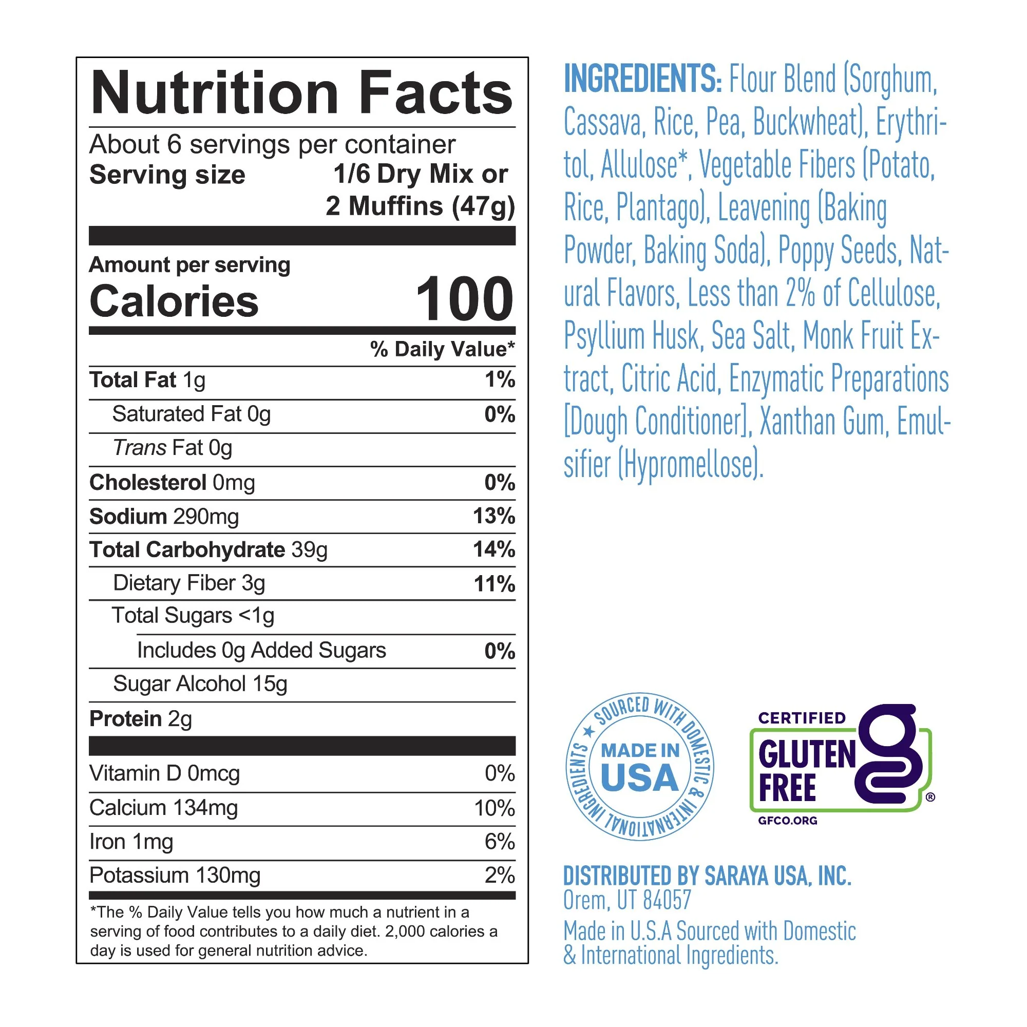 Lemon Poppy Seed muffin mix, Lakanto - Image 4