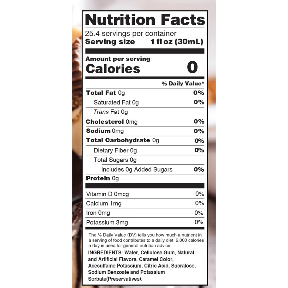 Skinny Syrup - Peanut butter cup - Image 2