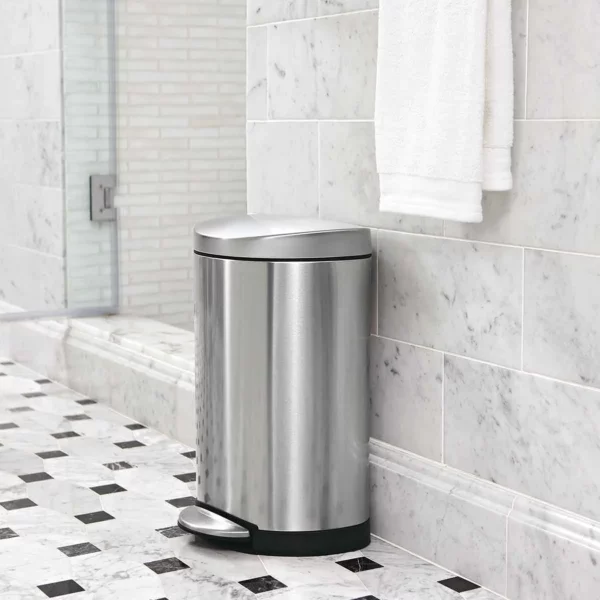 Semi Round pedal bin 10 liters, Simplehuman - Image 4