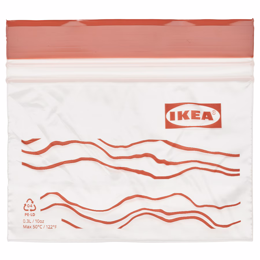 Resealable bag 0.3l, 25 pcs (SMALL)